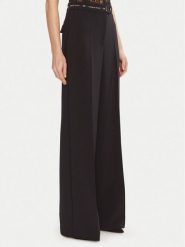 Elisabetta Franchi Spodnie materiałowe PA-103-56E2 Czarny Regular Fit. Czarne spodnie materiałowe Elisabetta Franchi, bez wzorów, z materiału. Za 1,599.00 zł.