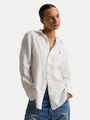 Polo Ralph Lauren Koszula 211970730518 Biały Classic Fit. Białe koszule Polo Ralph Lauren, xs, bez wzorów, ze lnu, bez kołnierzyka, bez ramiączek. Za 819.99 zł.