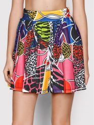 Adidas Spódnica mini RICH MNISI HC4479 Kolorowy Regular Fit. Spódnice adidas, bez wzorów, z syntetyku, mini. Za 269.99 zł.