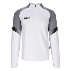 Bluza treningowa Keeza Albion. Białe bluzy bez kaptura KEEZA, uniwersalny, bez wzorów, z elastanu, bez kaptura, do biegania. Za 94.00 zł.