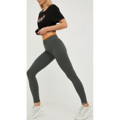 Only Play legginsy treningowe Mian damskie kolor szary gładkie. Szare legginsy Only Play, bez wzorów, z dzianiny. W wyprzedaży za 99.99 zł.