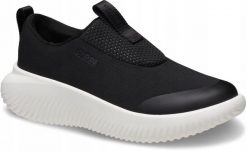 Buty Sportowe Sneakersy Dla Dorosłych Crocs Mellow Ease Slip On. Czarne buty treningowe Crocs, bez wzorów, z materiału, bez zapięcia, trekkingowe. Za 263.99 zł.