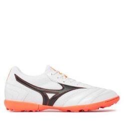 Buty do piłki nożnej Mizuno. Białe buty treningowe Mizuno, bez wzorów, bez zapięcia, do piłki nożnej. Za 219.99 zł.