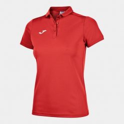 Koszulka polo do tenisa damska Joma Hobby. Czerwone t-shirty sportowe Joma, l, bez wzorów, z bawełny, bez ramiączek, do piłki nożnej. Za 229.50 zł.