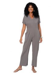 Aller Simplement Kombinezon w kolorze szarym rozmiar: 34/36. Szare kombinezony Aller Simplement, bez wzorów, bez kołnierzyka, bez ramiączek. Za 100.99 zł.