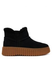 Clarks Botki Torhill Warm 26320239 Czarny. Czarne botki Clarks, bez wzorów, ze skóry, bez obcasa, na płaskiej podeszwie, bez zapięcia. Za 519.99 zł.