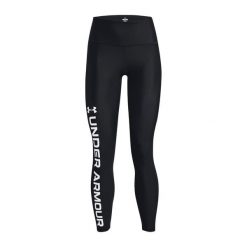 Legginsy fitness damskie Under Armour Branded. Czarne legginsy Under Armour, bez wzorów. Za 119.99 zł.
