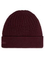 Lacoste Czapka RB9881 Bordowy. Czerwone czapki zimowe Lacoste, bez wzorów, z wełny. Za 309.99 zł.