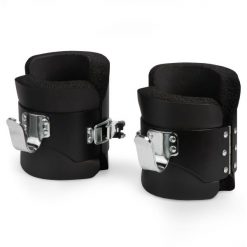 Buty inwersyjne do ćwiczeń w zwisie- Gravity boots. Czarne buty treningowe VIRTUFIT, bez wzorów, z materiału, bez zapięcia, na fitness i siłownię. Za 198.00 zł.