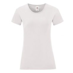 Koszulka Damska Iconic Plain T-shirt. Białe t-shirty fruit of the loom, xl, bez wzorów, sportowe, bez kołnierzyka, bez ramiączek. Za 46.99 zł.