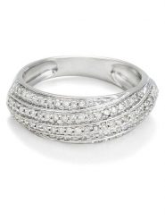 CARATELLI Złoty pierścionek "Edmonda" z diamentami rozmiar: 54. Szare pierścionki CARATELLI, z diamentem, złote. Za 2,870.99 zł.