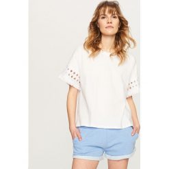 Dresowe szorty - Niebieski. Niebieskie szorty sportowe Reserved, z dresówki. Za 29.99 zł.