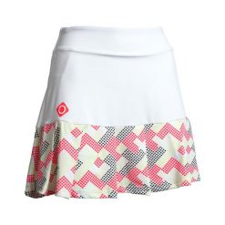 Spódnica Cantal, elegancja i wygoda dla graczy w padla – doskonała wydajność i s. Białe spódnice IZAS, s, bez wzorów, sportowe, sportowe. Za 204.30 zł.
