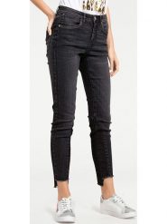 Heine Dżinsy - Skinny fit - w kolorze antracytowym rozmiar: 36. Czarne jeansy Heine, bez wzorów. Za 70.57 zł.