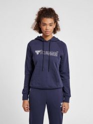 Damska bluza z kapturem Hummel Noni 2.0. Niebieskie bluzy z kapturem Hummel, na wiosnę, xs, bez wzorów, z bawełny, z kapturem, do piłki ręcznej. Za 212.45 zł.
