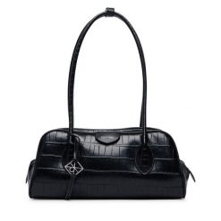 Torebka Calvin Klein. Czarne torebki klasyczne Calvin Klein, bez wzorów, klasyczne, bez dodatków. Za 649.99 zł.