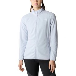 Damski sweter polarowy The North Face 100 Glacier Fz. Niebieskie swetry The North Face, s, bez wzorów, z polaru, bez ramiączek. W wyprzedaży za 252.00 zł.