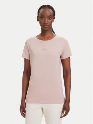 BOSS T-Shirt C_Elove_embro 50554696 Różowy jasny Slim Fit. Czerwone t-shirty Boss, m, bez wzorów, z bawełny, bez kołnierzyka, bez ramiączek. Za 229.99 zł.