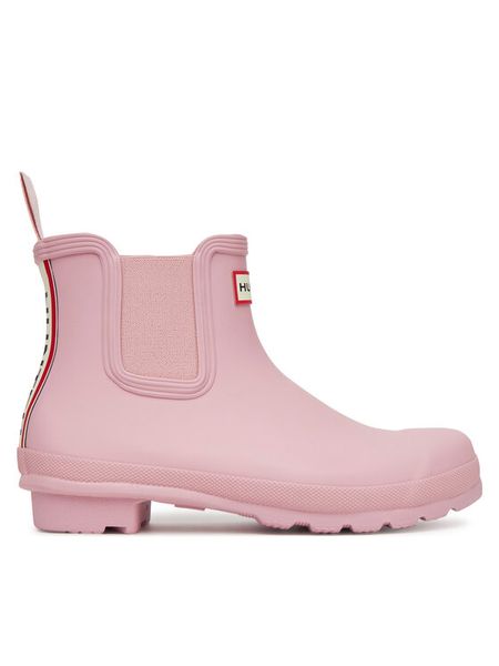 Hunter Kalosze WFS2354RMA Różowy. Czerwone kalosze Hunter, bez wzorów, z syntetyku, bez zapięcia. Za 359.99 zł.