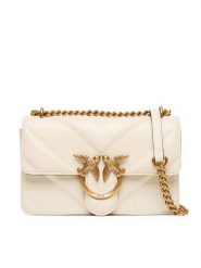 PINKO Torebka Love One Mini Light Dc. Al 25-26 PLTT 104550 A2OS Écru. Listonoszki Pinko, bez wzorów, ze skóry, bez dodatków. Za 1,579.00 zł.