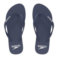 Klapki plażowe damskie Flip Flop Af. Niebieskie klapki Speedo, bez wzorów, bez obcasa, bez zapięcia. Za 147.00 zł.