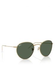 Ray-Ban Okulary przeciwsłoneczne Round Reverse 0RBR0103S 001/VR55 Złoty. Żółte okulary przeciwsłoneczne Ray-Ban, bez wzorów, z tworzywa sztucznego, złote. Za 659.99 zł.