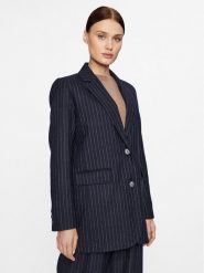 Pepe Jeans Marynarka Rene PL402287 Czarny Relaxed Fit. Czarne marynarki i żakiety Pepe Jeans, m, bez wzorów, z jeansu, bez ramiączek. Za 449.99 zł.