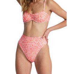 Dół od bikini Billabong Lei Low Rev Rise dwustronne. Czerwone bikini Billabong, bez wzorów, z elastanu. Za 112.00 zł.