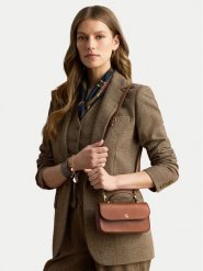 LAUREN RALPH LAUREN Torebka 432P16733001 Brązowy jasny. Brązowe listonoszki Lauren Ralph Lauren, bez wzorów, ze skóry, bez dodatków. Za 989.99 zł.