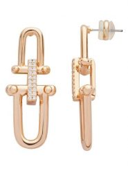 U.S. Polo Assn. Pozłacane kolczyki-wkrętki z kryształami rozmiar: onesize. Żółte kolczyki U.S. Polo Assn., z kryształem, metalowe. Za 152.98 zł.