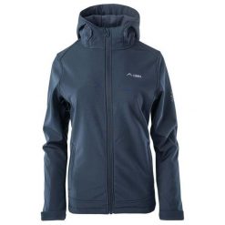 Kurtka Softshellowa Damska Melba II. Niebieskie kurtki przejściowe sportowe ELBRUS, l, bez wzorów, z softshellu, bez kaptura, trekkingowe. Za 312.99 zł.