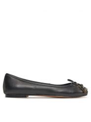 Kurt Geiger Baleriny Eye Emb 1289000109 Czarny. Czarne baleriny Kurt Geiger, bez wzorów, ze skóry, bez obcasa, bez zapięcia. Za 549.99 zł.