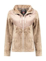 Canadian Peak Kurtka polarowa "Urenaeak" w kolorze jasnobrązowym rozmiar: XXL. Brązowe kurtki Canadian Peak, xxl, bez wzorów, z materiału, bez kaptura. Za 130.50 zł.