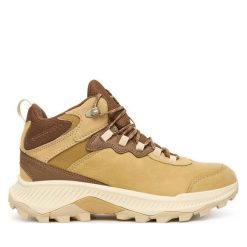 Trekkingi Merrell. Żółte buty trekkingowe Merrell, bez zapięcia. Za 599.99 zł.
