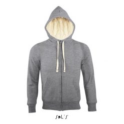 Kurtka z kapturem Sol's Sherpa. Szare kurtki SOL'S, l, bez wzorów, z bawełny, z kapturem. Za 282.30 zł.