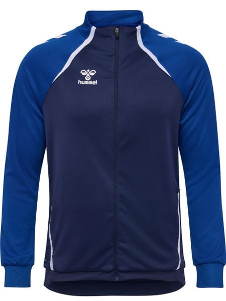 Kurtka z dresu Hummel Lead 2.0. Niebieskie kurtki Hummel, xl, bez wzorów, z dresówki, klasyczne, bez kaptura. Za 242.50 zł.