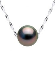 Pearl Addict Srebrny naszyjnik z perłą - dł. 42 cm rozmiar: onesize. Szare naszyjniki Pearl Addict, z materiału, z perłą, srebrne. Za 260.99 zł.