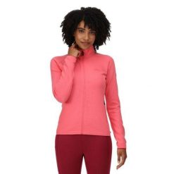 Bluza turystyczna polarowa damska Regatta Nevona. Czerwone bluzy z polaru Regatta, bez wzorów, z bawełny, trekkingowe. Za 161.70 zł.