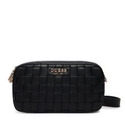 Torebka Guess. Czarne listonoszki Guess, z aplikacjami, bez dodatków. Za 639.99 zł.