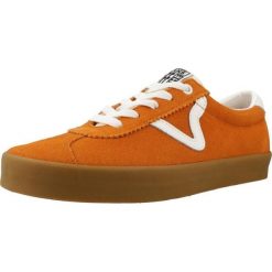 Buty VANS SPORT LOW Pomarańczowy. Brązowe buty treningowe Vans, bez wzorów, z tkaniny, bez zapięcia. Za 389.99 zł.