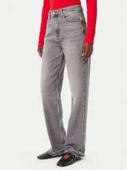 Tommy Jeans Jeansy Layla DW0DW23191 Szary Straight Fit. Szare jeansy Tommy Jeans, bez wzorów, z bawełny. Za 449.99 zł.
