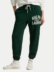 Polo Ralph Lauren Spodnie dresowe 211971758001 Zielony Tapered Fit. Zielone spodnie dresowe Polo Ralph Lauren, bez wzorów, z bawełny. Za 669.99 zł.