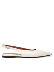 Vagabond Shoemakers Baleriny Hermine 5733-101-01 Biały. Białe baleriny Vagabond Shoemakers, bez wzorów, ze skóry, bez obcasa, bez zapięcia. Za 449.99 zł.