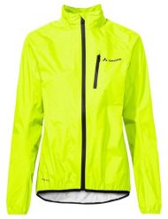 Kurtka damska Drop Jacket III. Żółte kurtki do biegania Vaude, bez wzorów, z materiału, bez kaptura, rowerowe. Za 519.00 zł.