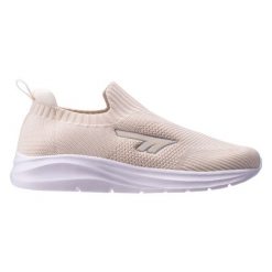Buty Hi-Tec Liveno 92800654324 beżowe beżowy. Brązowe buty treningowe bez wzorów, z materiału, bez zapięcia. Za 208.28 zł.