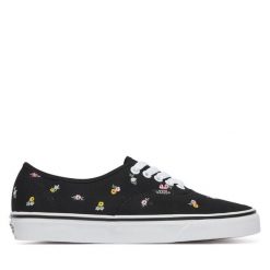 Tenisówki Vans. Czarne trampki Vans, bez wzorów, bez zapięcia, vans authentic. Za 369.99 zł.