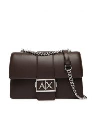 Armani Exchange Torebka XW000070 AF12039 U6018 Brązowy. Brązowe kopertówki Armani Exchange, bez wzorów, ze skóry, wizytowe, bez dodatków. Za 679.99 zł.
