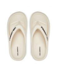 KARL LAGERFELD Japonki Skoona II KL85025 Biały. Białe japonki KARL LAGERFELD, bez wzorów, z tworzywa sztucznego. Za 279.99 zł.