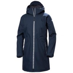 Kurtka wodoodporna ocieplana damska Helly Hansen Westport. Niebieskie kurtki Helly Hansen, bez wzorów, bez kaptura. Za 766.00 zł.