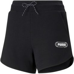 Puma Spodenki Rebel 58581701. Czarne szorty Puma, bez wzorów. Za 78.99 zł.